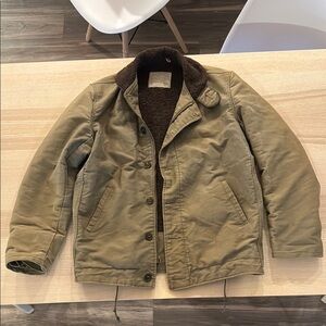 Men's Tan Jacket with Brown Lining